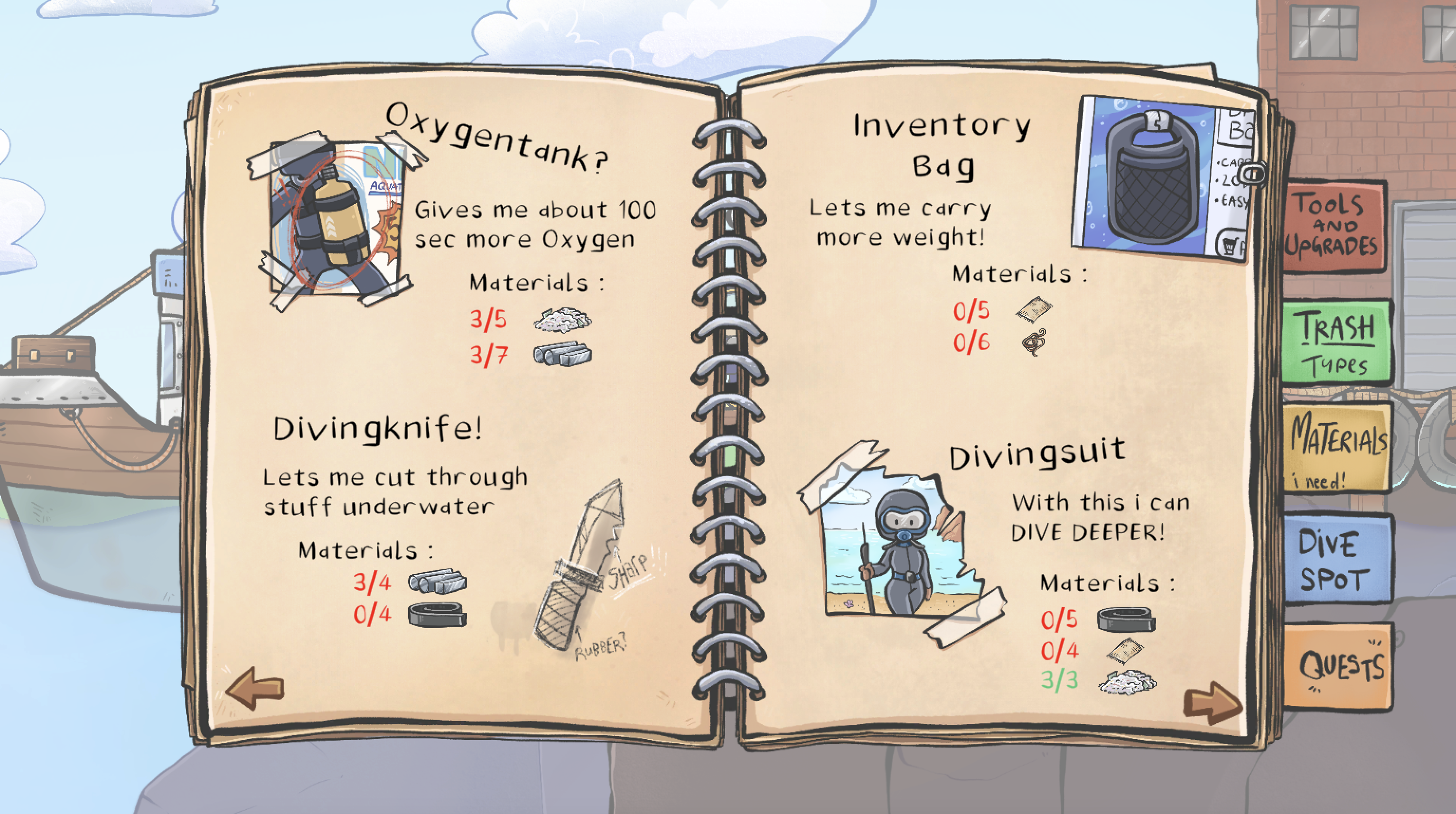 Logbook Screenshot 1